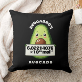 Funny Cute Avogadros Avocado Kudde
