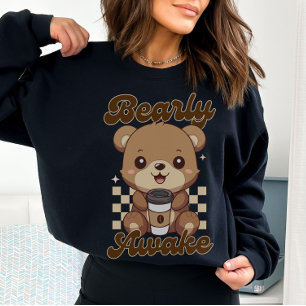 Funny Cute Bear Coffee Pun T Shirt