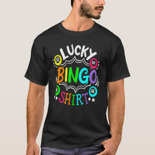 Funny Cute Bingo Player Casino Women Manar Lucky B T Shirt