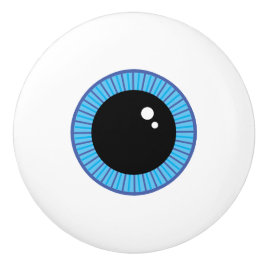 Funny Cute Blue Eyeball Knopp