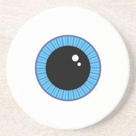 Funny Cute Blue Eyeball Underlägg
