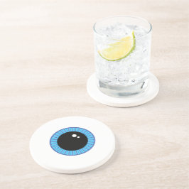 Funny Cute Blue Eyeball Underlägg