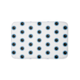 Funny Cute Blue Ögon Badrumsmatta