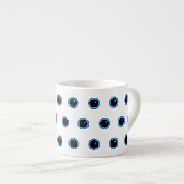 Funny Cute Blue Ögon Espressomugg