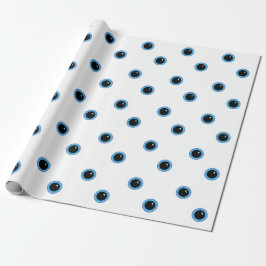 Funny Cute Blue Ögon Presentpapper