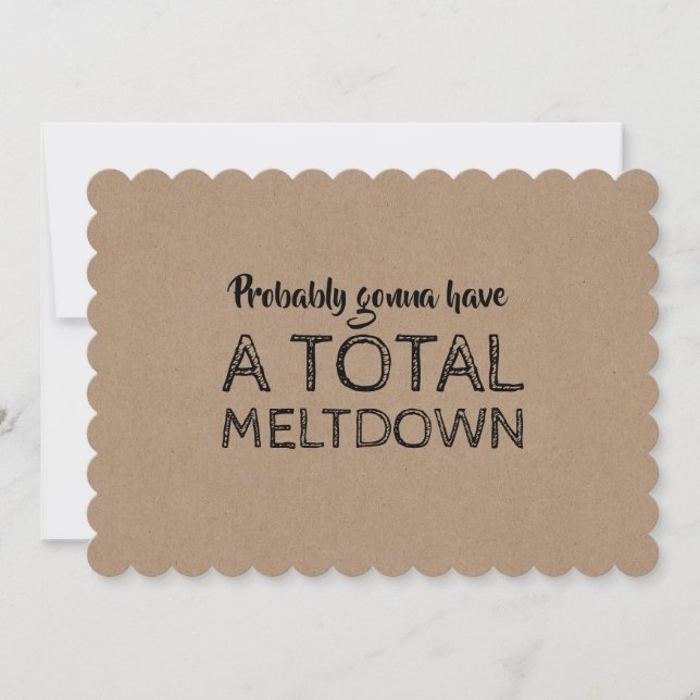 Funny Cute Bridesmaid Maid of honor Frieri Inbjudningar (Framsida)