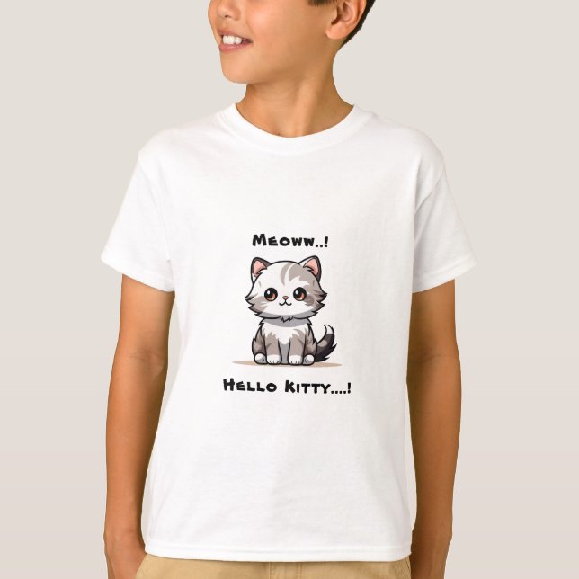 Funny Cute Cat Catmas Humor T Shirt (Framsida)