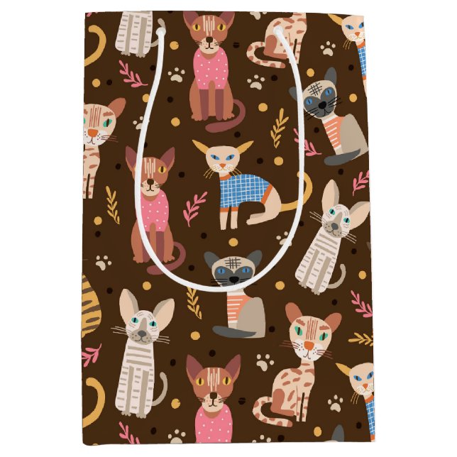 Funny Cute Cats Gift Bag (Framsidan)