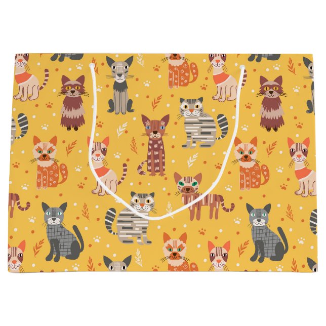 Funny Cute Cats Gift Bag (Framsidan)