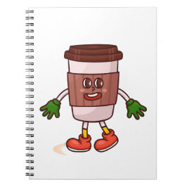 Funny Cute Coffee Anteckningsbok