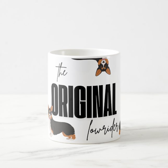 Funny Cute Corgi Hund Mugg den ursprungliga lågpri (Center)