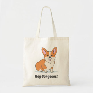 Funny Cute Corgi Puppy - Hej Corgous Tygkasse