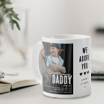 Funny Cute DADDY Definition 2 Photo Kaffemugg<br><div class="desc">Skapa en keepsaksgåva till ett Far i Fars dag med den här Cute Funny DADDY-definitionen för fotokollage Coffee Mugg. Ladda bara upp två foton som du själv väljer och redigera texten så att den blir personlig och unik.</div>