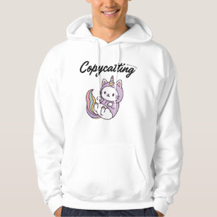 Funny Cute, enkel design för kattälskare Hoodie