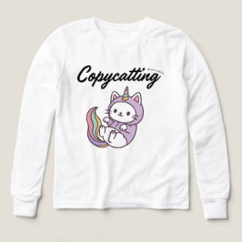 Funny Cute, enkel design för kattälskare T Shirt