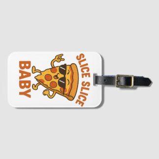 Funny Cute Food Tecknad Bagagebricka