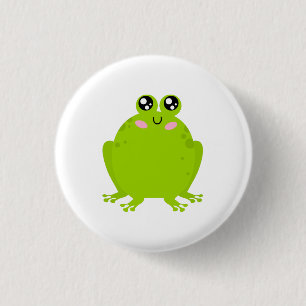 Funny Cute Frog Knapp