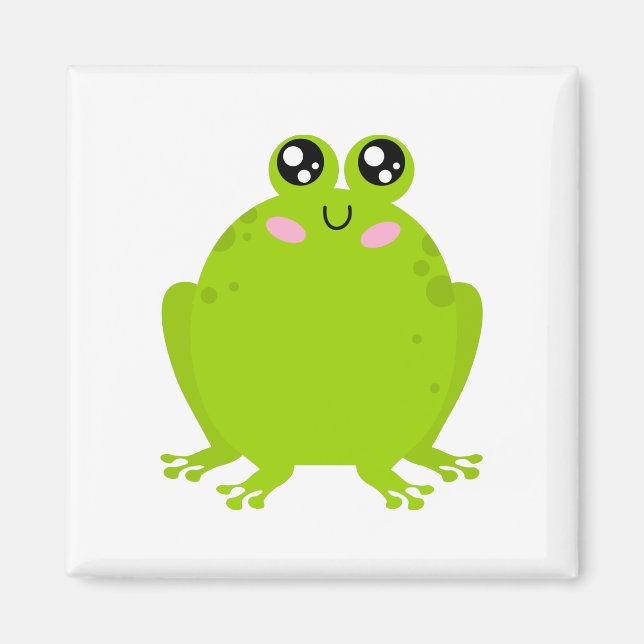 Funny Cute Frog Magnet (Framsidan)