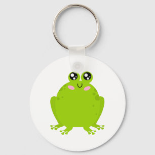 Funny Cute Frog Nyckelring