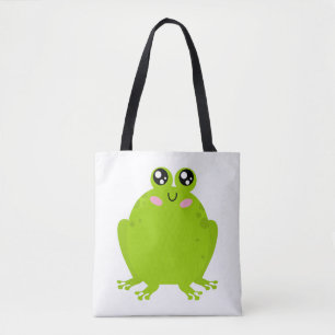 Funny Cute Frog Tygkasse