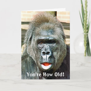 FUNNY CUTE GORILLA KORT