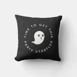 Funny Cute Halloween Ghost Party Pun Kudde