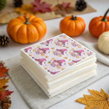 Funny Cute Halloween Mönster med Pumpkins häxa