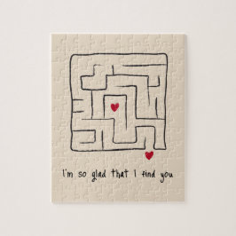 Funny Cute hand plockade Maze Valentine-gåvor Pussel