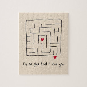 Funny Cute hand plockade Maze Valentine-gåvor Pussel