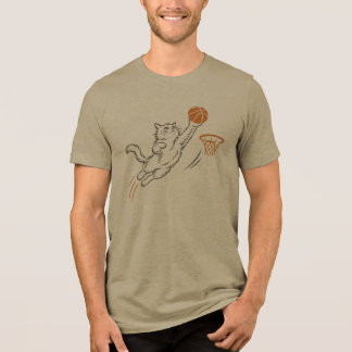 Funny Cute Hoops Cat T Shirt