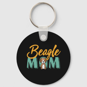 Funny Cute Hund älskare Puppy Pet Owner Beagle Mam Nyckelring