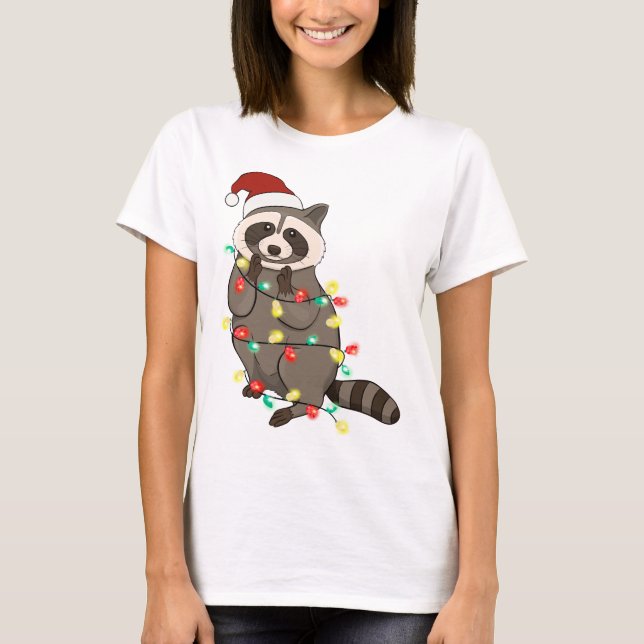 Funny Cute-julrast T Shirt (Framsida)