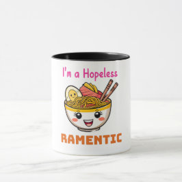 Funny Cute Kawaii Ramen Japansk Noodles Älskare på Mugg