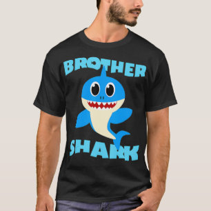 Funny Cute Kids Young Vuxnas Brother Shark Baby Sh T Shirt