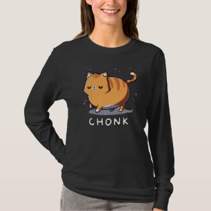 Funny Cute Knubbig Lycklig Cat Cat Artwork T Shirt