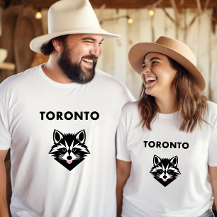 Funny Cute Mocking Toronto Raccoon Light-Färg T Shirt