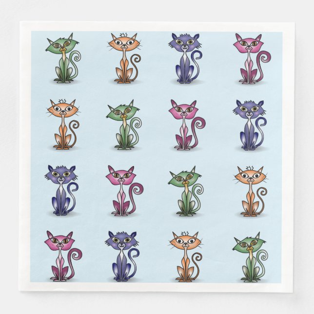 Funny Cute Pappersservett (Framsida)