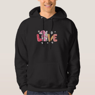 Funny Cute Påskägg Kärlek Gnome Hoodie