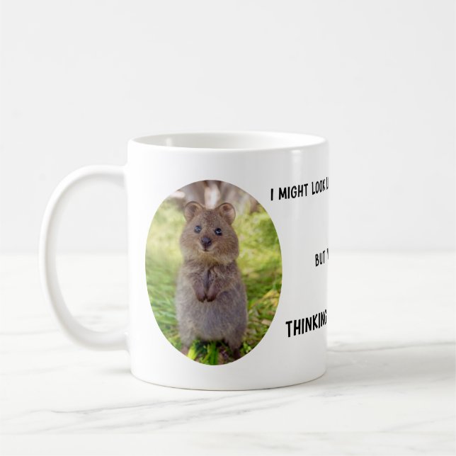 Funny Cute Quokka Australia Mug Kaffemugg (Vänster)