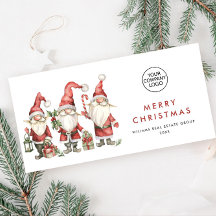 Funny Cute Santa Gnomes jul Corporate