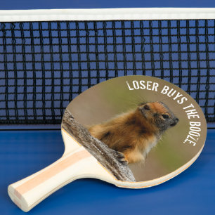 Funny Cute Saucy Columbian Ground Squirrel Pingisracket