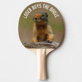 Funny Cute Saucy Columbian Ground Squirrel Pingisracket