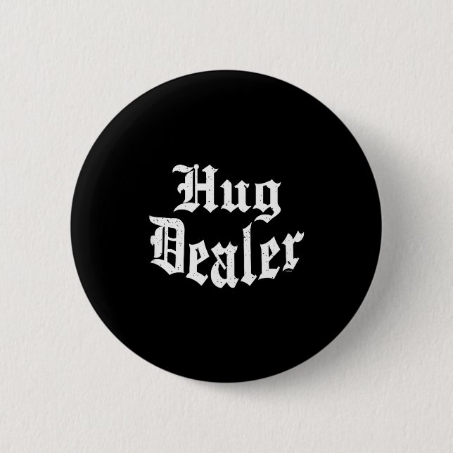 Funny Cute Sensitive Feet Hug Merchant Valentine's Knapp (Framsida)