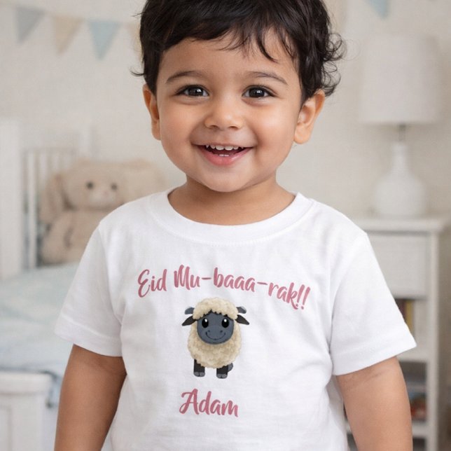 Funny cute Sheep Eid Adha funny Baby Clothes  T Shirt (Skapare uppladdad)