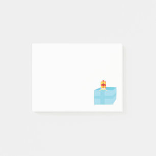 Funny Cute St. Nicholas Dutch Sinterklaas Kids Art Post-it Block
