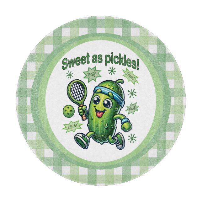 Funny Cute Sweet som Pickles Pickleball (Framsidan)