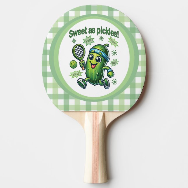 Funny Cute Sweet som Pickles Pickleball Pingisracket (Framsidan)