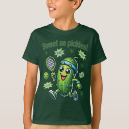Funny Cute Sweet som Pickles Pickleball T Shirt