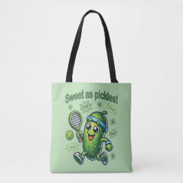 Funny Cute Sweet som Pickles Pickleball Tygkasse