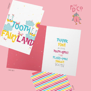 Funny Cute Tack från tandköttsmark Kort